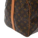 LOUIS VUITTON ルイヴィトン モノグラム キーポル バンドリエール 55 ブラウン M41414 ユニセックス モノグラムキャンバス ボストンバッグ Bランク 中古 銀蔵