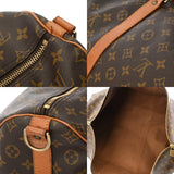 LOUIS VUITTON ルイヴィトン モノグラム キーポル バンドリエール 55 ブラウン M41414 ユニセックス モノグラムキャンバス ボストンバッグ Bランク 中古 銀蔵