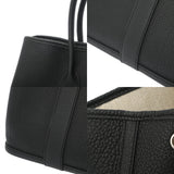 HERMES エルメス ガーデンパーティ PM ブラック D刻印(2019年頃) レディース ネゴンダ ハンドバッグ ABランク 中古 銀蔵