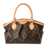 LOUIS VUITTON ルイヴィトン モノグラム ティボリ PM ブラウン M40143 レディース モノグラムキャンバス ハンドバッグ Aランク 中古 銀蔵