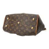 LOUIS VUITTON ルイヴィトン モノグラム ティボリ PM ブラウン M40143 レディース モノグラムキャンバス ハンドバッグ Aランク 中古 銀蔵