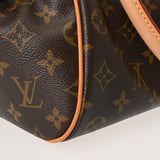 LOUIS VUITTON ルイヴィトン モノグラム ティボリ PM ブラウン M40143 レディース モノグラムキャンバス ハンドバッグ Aランク 中古 銀蔵