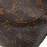 LOUIS VUITTON ルイヴィトン モノグラム ルーピング MM ブラウン M51146 レディース モノグラムキャンバス ワンショルダーバッグ ABランク 中古 銀蔵