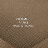 HERMES エルメス カルヴィ エトゥープ W刻印(2024年頃) ユニセックス エプソン カードケース Aランク 中古 銀蔵