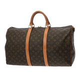 LOUIS VUITTON ルイヴィトン モノグラム キーポル バンドリエール 50 ブラウン M41416 ユニセックス モノグラムキャンバス ボストンバッグ Bランク 中古 銀蔵