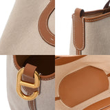 HERMES エルメス インザループ 23 エクリュ/ゴールド W刻印(2024年頃) レディース トワルアッシュ ヴォースイフト ハンドバッグ 未使用 銀蔵