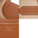 HERMES エルメス インザループ 23 エクリュ/ゴールド W刻印(2024年頃) レディース トワルアッシュ ヴォースイフト ハンドバッグ 未使用 銀蔵