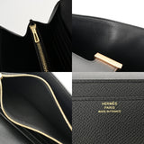 HERMES エルメス コンスタンス ロングウォレット トゥーゴー ブラック Y刻印(2020年頃) レディース ヴォーエプソン 長財布 Aランク 中古 銀蔵