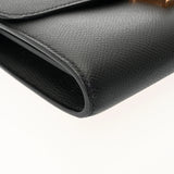 HERMES エルメス コンスタンス ロングウォレット トゥーゴー ブラック Y刻印(2020年頃) レディース ヴォーエプソン 長財布 Aランク 中古 銀蔵