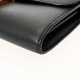 HERMES エルメス コンスタンス ロングウォレット トゥーゴー ブラック Y刻印(2020年頃) レディース ヴォーエプソン 長財布 Aランク 中古 銀蔵
