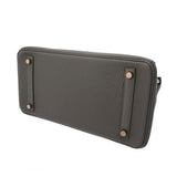 HERMES エルメス バーキン 30 エタン D刻印(2019年頃) レディース トゴ ハンドバッグ Aランク 中古 銀蔵