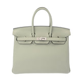 HERMES エルメス バーキン 25 ヴェールフィズ B刻印(2023年頃) レディース トゴ ハンドバッグ Aランク 中古 銀蔵