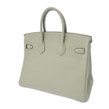 HERMES エルメス バーキン 25 ヴェールフィズ B刻印(2023年頃) レディース トゴ ハンドバッグ Aランク 中古 銀蔵