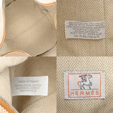 HERMES エルメス ブリッドアブラック GM ホワイト レディース カブリオールキャンバス ポーチ Aランク 中古 銀蔵
