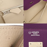 HERMES エルメス バーキン 30 SPオーダー アネモネ/クレ C刻印(2018年頃) レディース トゴ ハンドバッグ ABランク 中古 銀蔵
