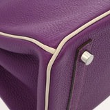 HERMES エルメス バーキン 30 SPオーダー アネモネ/クレ C刻印(2018年頃) レディース トゴ ハンドバッグ ABランク 中古 銀蔵
