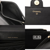 CHANEL シャネル マトラッセ ミニフラップバッグ トップハンドル ブラック AP3226 レディース ラムスキン ショルダーバッグ Aランク 中古 銀蔵