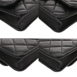 CHANEL シャネル マトラッセ ミニフラップバッグ トップハンドル ブラック AP3226 レディース ラムスキン ショルダーバッグ Aランク 中古 銀蔵