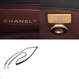 CHANEL シャネル マトラッセ トップハンドルフラップバッグ XS ブラック A92990 レディース キャビアスキン ハンドバッグ Aランク 中古 銀蔵