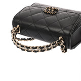 CHANEL シャネル マトラッセ チェーンクラッチバッグ ブラック AP3237 レディース キャビアスキン ショルダーバッグ Aランク 中古 銀蔵