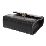 CHANEL シャネル マトラッセ チェーンクラッチバッグ ブラック AP3237 レディース キャビアスキン ショルダーバッグ Aランク 中古 銀蔵