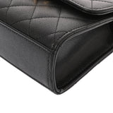 CHANEL シャネル マトラッセ チェーンクラッチバッグ ブラック AP3237 レディース キャビアスキン ショルダーバッグ Aランク 中古 銀蔵