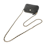 CHANEL シャネル マトラッセ タイムレスクラシック チェーンショルダー ブラック AP4000 レディース キャビアスキン ショルダーバッグ Aランク 中古 銀蔵