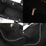 CHANEL シャネル ドーヴィル ショッピングトート 2WAY ブラック AS3257 レディース キャビアスキン ハンドバッグ Aランク 中古 銀蔵