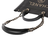 CHANEL シャネル ドーヴィル ショッピングトート 2WAY ブラック AS3257 レディース キャビアスキン ハンドバッグ Aランク 中古 銀蔵