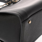CHANEL シャネル ドーヴィル ショッピングトート 2WAY ブラック AS3257 レディース キャビアスキン ハンドバッグ Aランク 中古 銀蔵