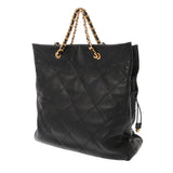 CHANEL シャネル マトラッセ ショッピングバッグ ブラック AS5315 レディース ラムスキン ハンドバッグ Aランク 中古 銀蔵