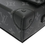 LOUIS VUITTON ルイヴィトン モノグラムエクリプス スティーマー ウェアラブルウォレット ブラック M81783 メンズ モノグラムキャンバス ショルダーバッグ Aランク 中古 銀蔵