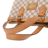 LOUIS VUITTON ルイヴィトン ダミエアズール ハムステッド PM ホワイト N51207 レディース ダミエキャンバス ハンドバッグ Bランク 中古 銀蔵