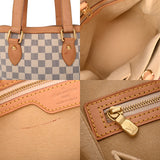LOUIS VUITTON ルイヴィトン ダミエアズール ハムステッド PM ホワイト N51207 レディース ダミエキャンバス ハンドバッグ Bランク 中古 銀蔵
