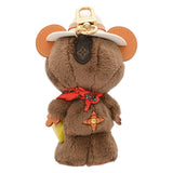 LOUIS VUITTON ルイヴィトン バッグチャーム LVルイベア ブラウン/レッド M03176 ユニセックス フェイクファー チャーム Aランク 中古 銀蔵