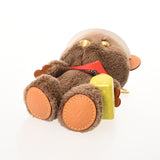 LOUIS VUITTON ルイヴィトン バッグチャーム LVルイベア ブラウン/レッド M03176 ユニセックス フェイクファー チャーム Aランク 中古 銀蔵