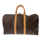 LOUIS VUITTON ルイヴィトン モノグラム キーポル バンドリエール 45 ブラウン M41418 ユニセックス モノグラムキャンバス ボストンバッグ Bランク 中古 銀蔵