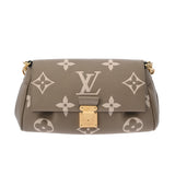 LOUIS VUITTON ルイヴィトン モノグラムアンプラント フェイボリット NM トゥルトレール/クレーム M45836 レディース レザー ショルダーバッグ Aランク 中古 銀蔵