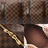 LOUIS VUITTON ルイヴィトン ダミエ キーポル 50 ブラウン N41427 ユニセックス ダミエキャンバス ボストンバッグ Aランク 中古 銀蔵