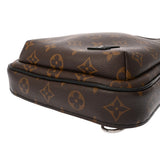 LOUIS VUITTON ルイヴィトン モノグラムマカサー アヴェニュースリングバッグ ブラック/グレー M46327 メンズ ダミエキャンバス ボディバッグ ABランク 中古 銀蔵