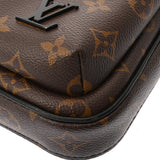 LOUIS VUITTON ルイヴィトン モノグラムマカサー アヴェニュースリングバッグ ブラック/グレー M46327 メンズ ダミエキャンバス ボディバッグ ABランク 中古 銀蔵