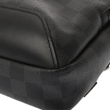 LOUIS VUITTON ルイヴィトン ダミエグラフィット アヴェニュースリングバッグ ブラック/グレー N45302 メンズ ダミエキャンバス ボディバッグ ABランク 中古 銀蔵