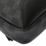 LOUIS VUITTON ルイヴィトン ダミエグラフィット アヴェニュースリングバッグ ブラック/グレー N45302 メンズ ダミエキャンバス ボディバッグ ABランク 中古 銀蔵