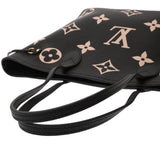 LOUIS VUITTON ルイヴィトン モノグラム ネヴァーフル MM ブラック/ベージュ M58907 ユニセックス レザー トートバッグ Aランク 中古 銀蔵