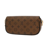 LOUIS VUITTON ルイヴィトン モノグラムリバース ウォレットオンチェーンアイビー ブラウン M26587 レディース モノグラムキャンバス ショルダーバッグ Aランク 中古 銀蔵