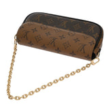 LOUIS VUITTON ルイヴィトン モノグラムリバース ウォレットオンチェーンアイビー ブラウン M26587 レディース モノグラムキャンバス ショルダーバッグ Aランク 中古 銀蔵