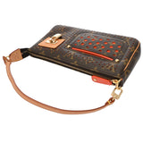 LOUIS VUITTON ルイヴィトン モノグラムペルフォ ポシェットアクセソワ―ル オランジュ M95185 ユニセックス モノグラムキャンバス ハンドバッグ Aランク 中古 銀蔵