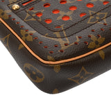 LOUIS VUITTON ルイヴィトン モノグラムペルフォ ポシェットアクセソワ―ル オランジュ M95185 ユニセックス モノグラムキャンバス ハンドバッグ Aランク 中古 銀蔵