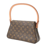 LOUIS VUITTON ルイヴィトン モノグラム ミニルーピング ブラウン M51147 レディース モノグラムキャンバス ワンショルダーバッグ Bランク 中古 銀蔵