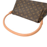 LOUIS VUITTON ルイヴィトン モノグラム ミニルーピング ブラウン M51147 レディース モノグラムキャンバス ワンショルダーバッグ Bランク 中古 銀蔵